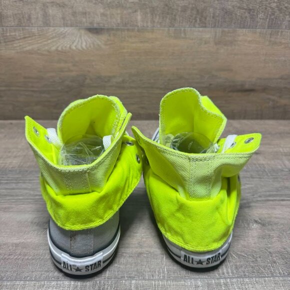 Converse Chuck Taylor Two Fold Gray/Yellow High Top Sneakers Women's Size 8 - Picture 3 of 7